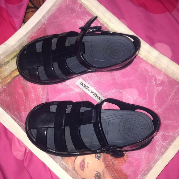 dolce and gabbana jelly sandals